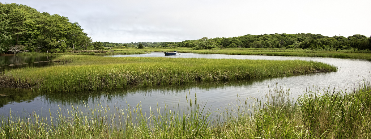 Boat and Marsh - West Harwich, Massachusetts