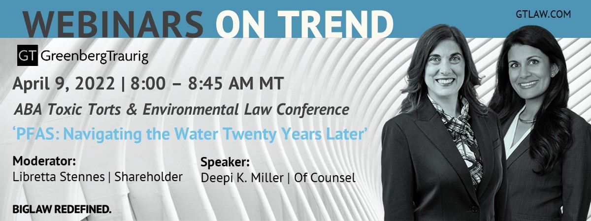 04.09.2022_Libby Stennes & Deepi Miller_ABA Toxic Torts and Environmental Law Conference 2