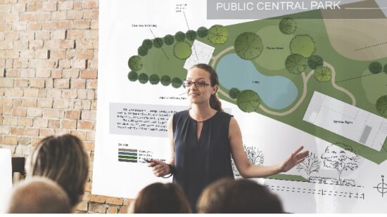 Public Park Layout Map Information Concept - shutterstock 409454011